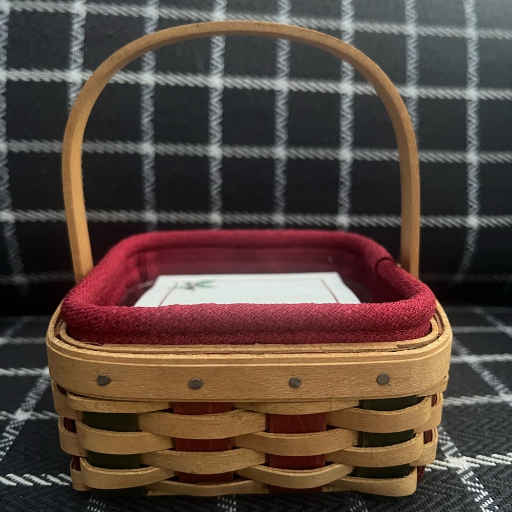Longaberger 2003 Holiday Helper Basket Set New